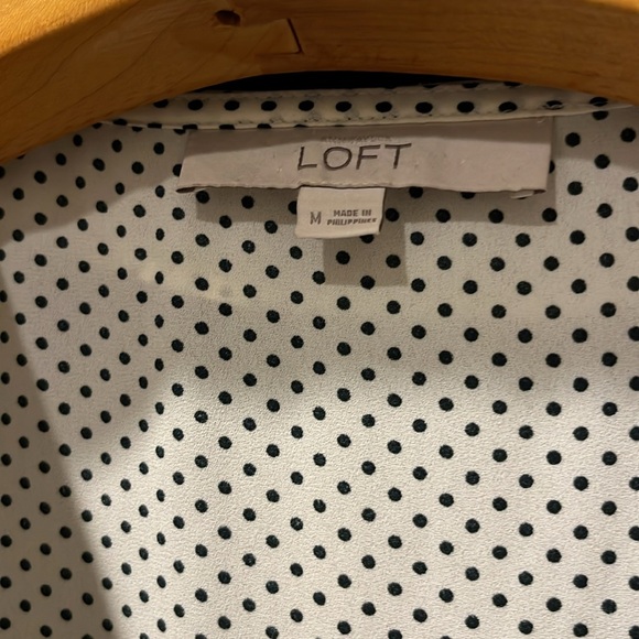 Loft polka dot top! - Picture 3 of 4